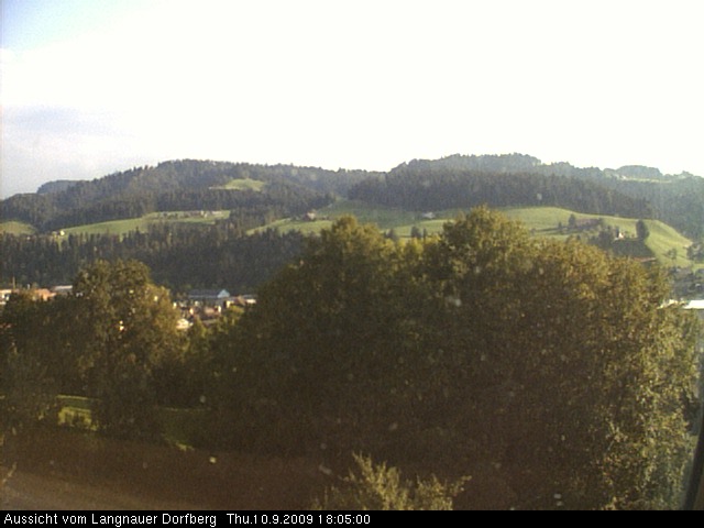 Webcam-Bild: Aussicht vom Dorfberg in Langnau 20090910-180500