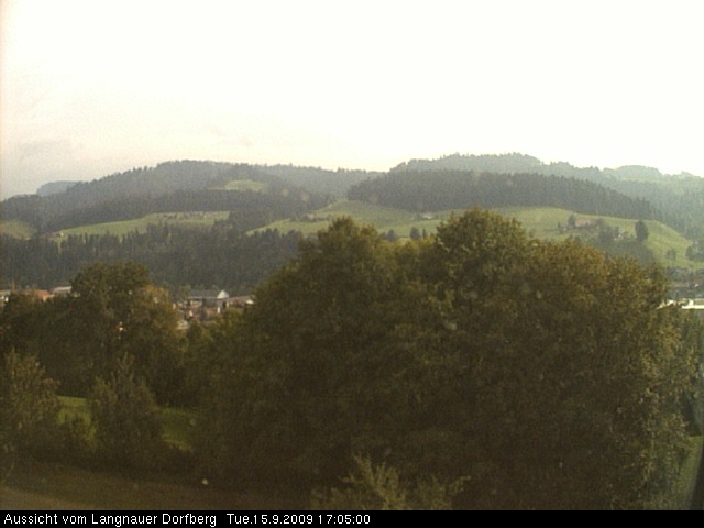 Webcam-Bild: Aussicht vom Dorfberg in Langnau 20090915-170500