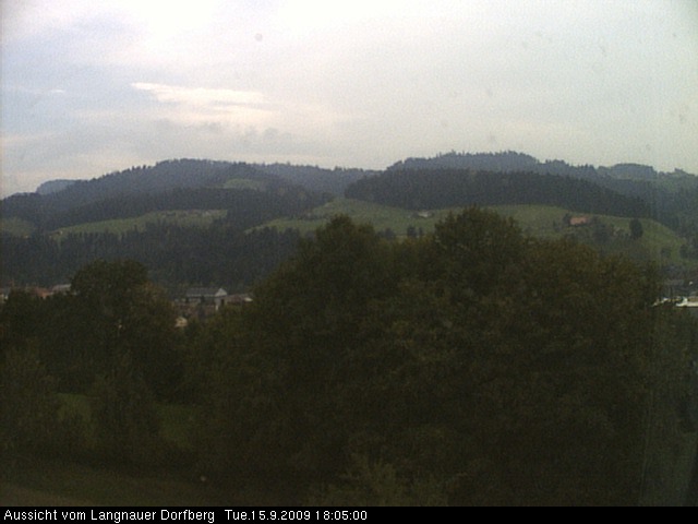 Webcam-Bild: Aussicht vom Dorfberg in Langnau 20090915-180500
