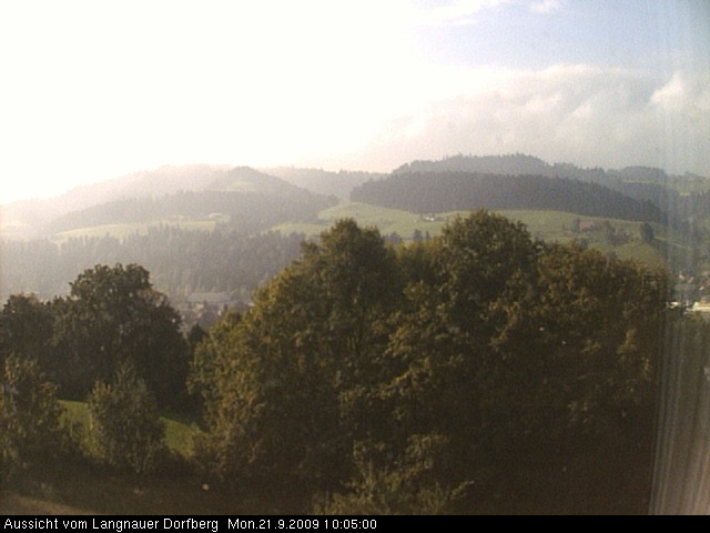 Webcam-Bild: Aussicht vom Dorfberg in Langnau 20090921-100500