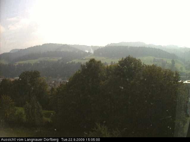 Webcam-Bild: Aussicht vom Dorfberg in Langnau 20090922-150500