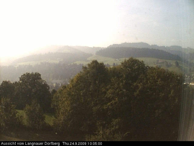 Webcam-Bild: Aussicht vom Dorfberg in Langnau 20090924-100500