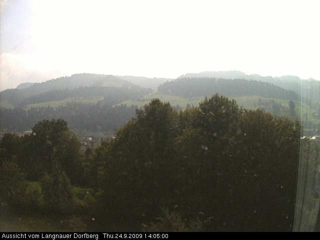 Webcam-Bild: Aussicht vom Dorfberg in Langnau 20090924-140500