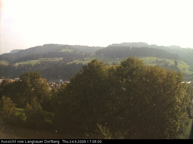 Webcam-Bild: Aussicht vom Dorfberg in Langnau 20090924-170500