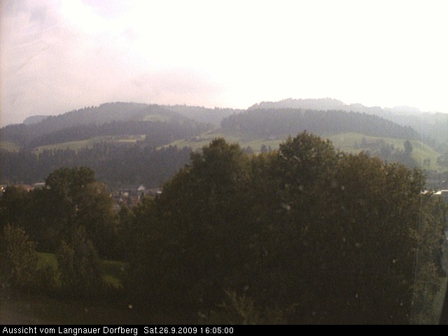 Webcam-Bild: Aussicht vom Dorfberg in Langnau 20090926-160500