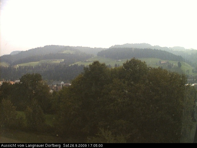 Webcam-Bild: Aussicht vom Dorfberg in Langnau 20090926-170500