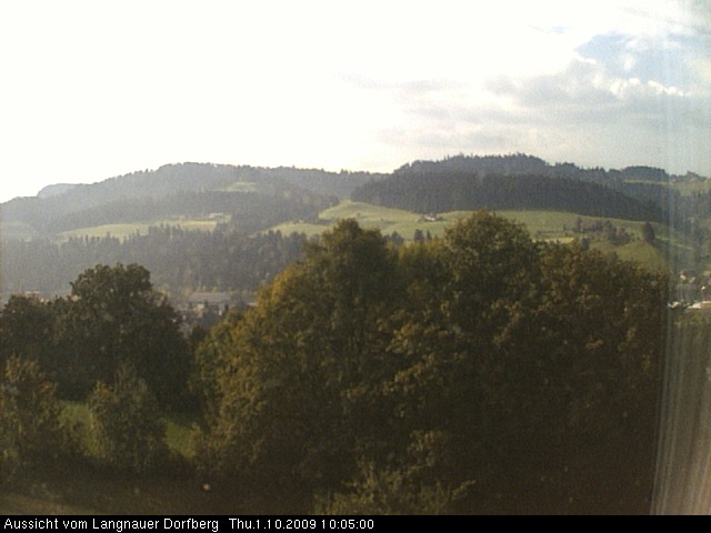 Webcam-Bild: Aussicht vom Dorfberg in Langnau 20091001-100500