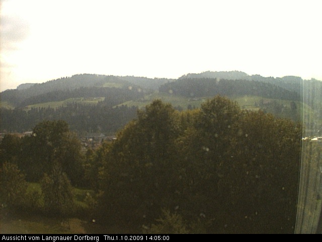 Webcam-Bild: Aussicht vom Dorfberg in Langnau 20091001-140500
