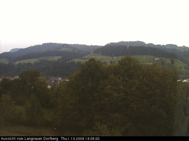 Webcam-Bild: Aussicht vom Dorfberg in Langnau 20091001-180500