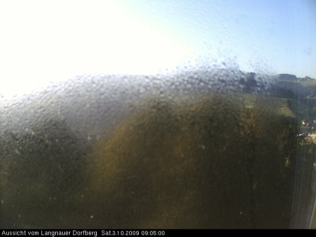 Webcam-Bild: Aussicht vom Dorfberg in Langnau 20091003-090500