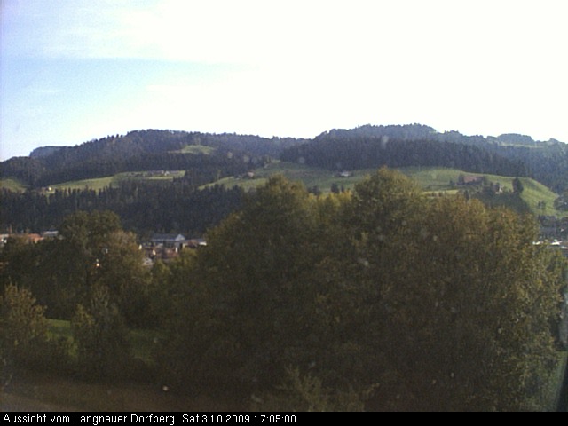 Webcam-Bild: Aussicht vom Dorfberg in Langnau 20091003-170500