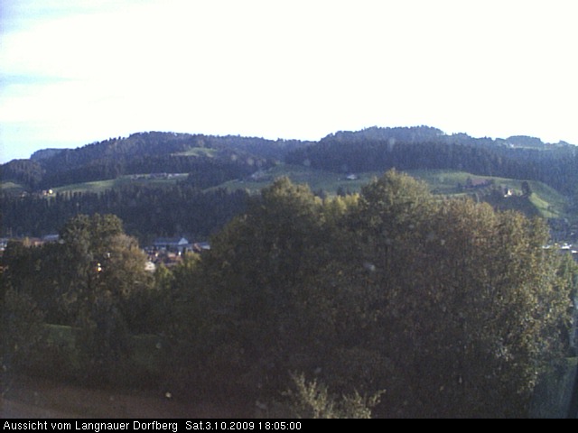 Webcam-Bild: Aussicht vom Dorfberg in Langnau 20091003-180500