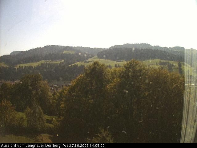 Webcam-Bild: Aussicht vom Dorfberg in Langnau 20091007-140500