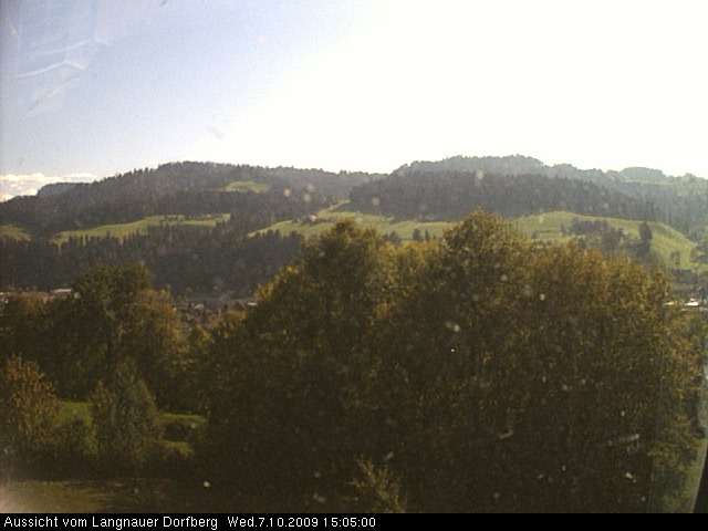 Webcam-Bild: Aussicht vom Dorfberg in Langnau 20091007-150500