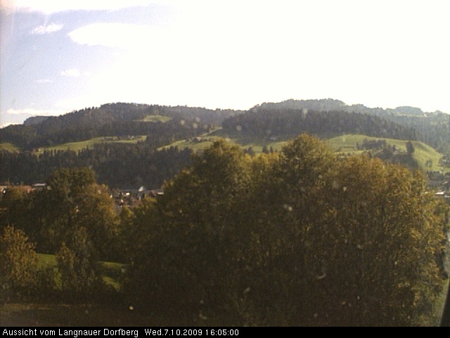 Webcam-Bild: Aussicht vom Dorfberg in Langnau 20091007-160500