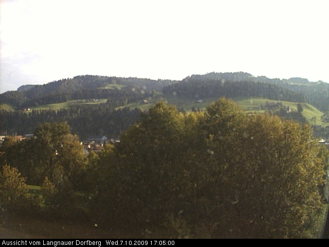 Webcam-Bild: Aussicht vom Dorfberg in Langnau 20091007-170500