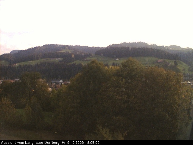 Webcam-Bild: Aussicht vom Dorfberg in Langnau 20091009-180500