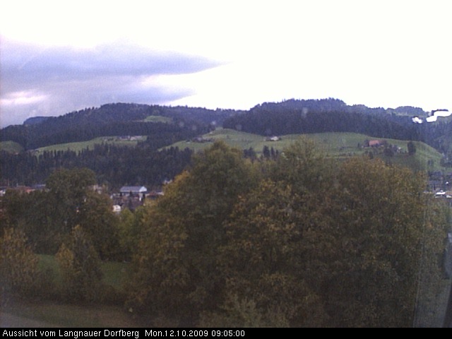 Webcam-Bild: Aussicht vom Dorfberg in Langnau 20091012-090500