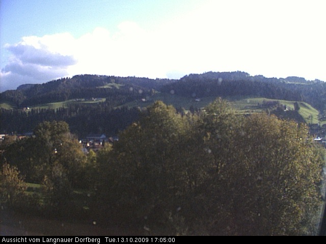 Webcam-Bild: Aussicht vom Dorfberg in Langnau 20091013-170500