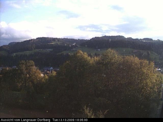 Webcam-Bild: Aussicht vom Dorfberg in Langnau 20091013-180500