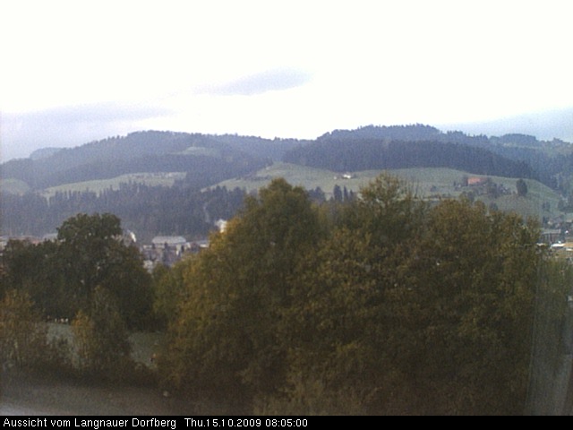 Webcam-Bild: Aussicht vom Dorfberg in Langnau 20091015-080500