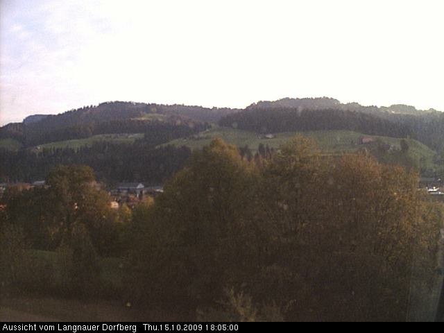 Webcam-Bild: Aussicht vom Dorfberg in Langnau 20091015-180500