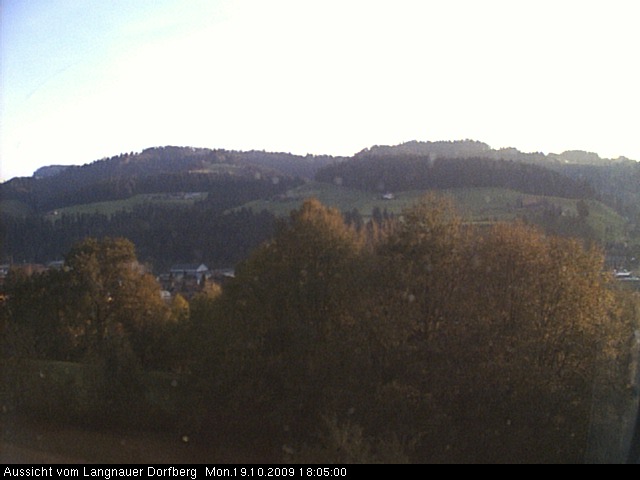 Webcam-Bild: Aussicht vom Dorfberg in Langnau 20091019-180500