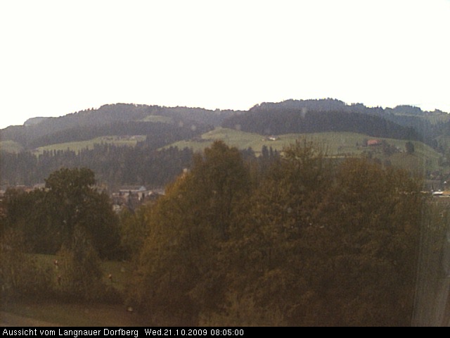 Webcam-Bild: Aussicht vom Dorfberg in Langnau 20091021-080500