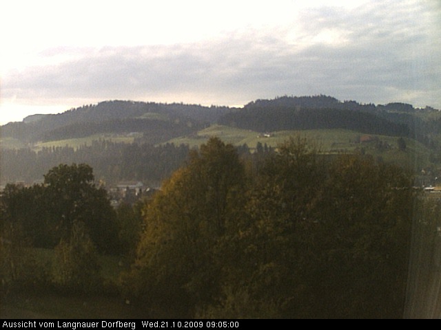 Webcam-Bild: Aussicht vom Dorfberg in Langnau 20091021-090500