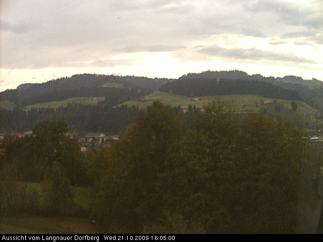 Webcam-Bild: Aussicht vom Dorfberg in Langnau 20091021-160500
