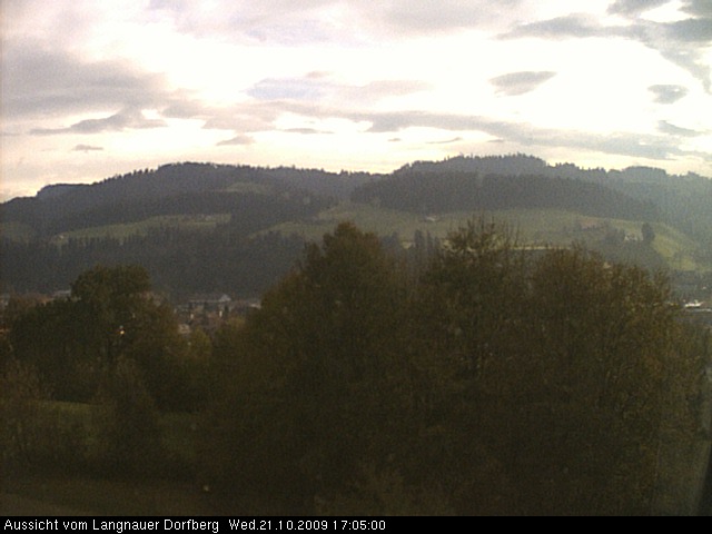 Webcam-Bild: Aussicht vom Dorfberg in Langnau 20091021-170500