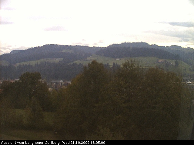 Webcam-Bild: Aussicht vom Dorfberg in Langnau 20091021-180500