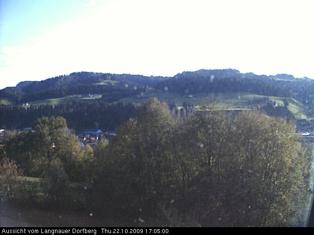 Webcam-Bild: Aussicht vom Dorfberg in Langnau 20091022-170500