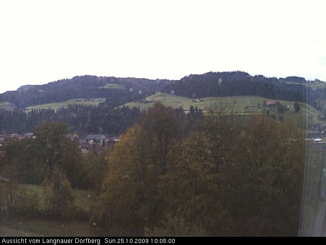 Webcam-Bild: Aussicht vom Dorfberg in Langnau 20091025-100500