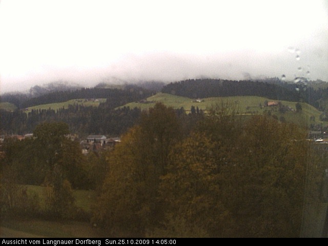 Webcam-Bild: Aussicht vom Dorfberg in Langnau 20091025-140500