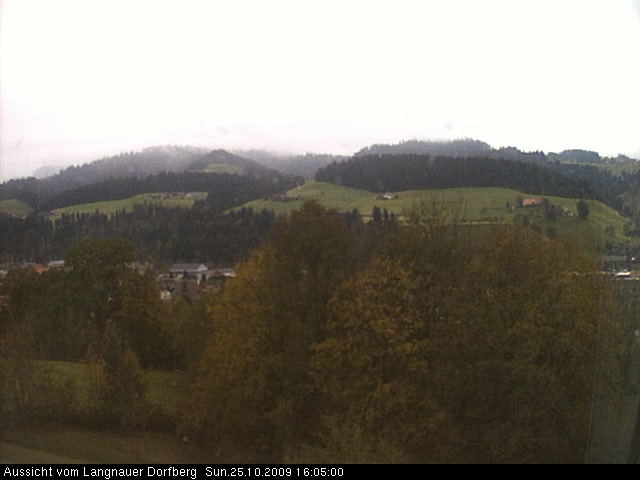 Webcam-Bild: Aussicht vom Dorfberg in Langnau 20091025-160500