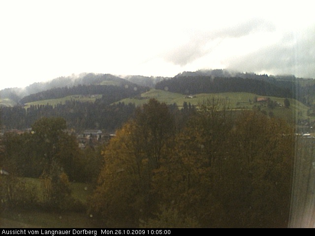 Webcam-Bild: Aussicht vom Dorfberg in Langnau 20091026-100500