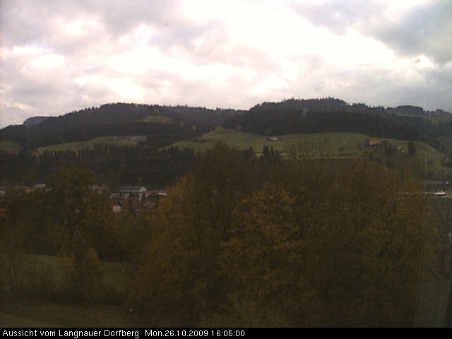 Webcam-Bild: Aussicht vom Dorfberg in Langnau 20091026-160500