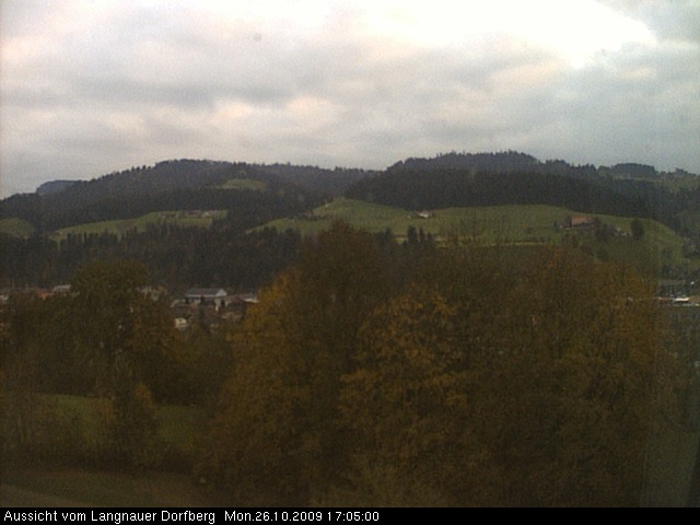 Webcam-Bild: Aussicht vom Dorfberg in Langnau 20091026-170500