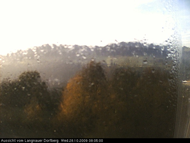 Webcam-Bild: Aussicht vom Dorfberg in Langnau 20091028-080500