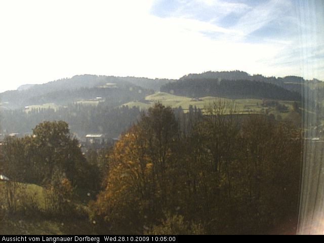 Webcam-Bild: Aussicht vom Dorfberg in Langnau 20091028-100500