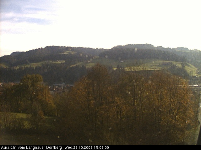 Webcam-Bild: Aussicht vom Dorfberg in Langnau 20091028-150500