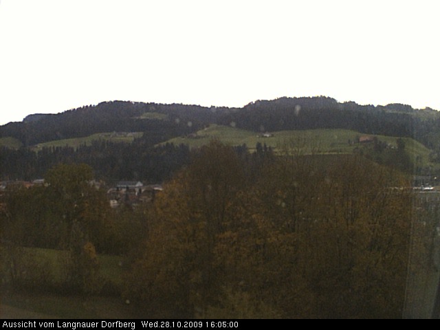 Webcam-Bild: Aussicht vom Dorfberg in Langnau 20091028-160500