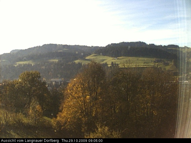 Webcam-Bild: Aussicht vom Dorfberg in Langnau 20091029-090500