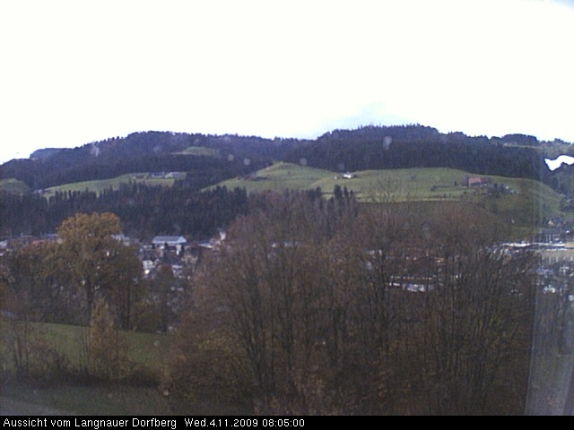 Webcam-Bild: Aussicht vom Dorfberg in Langnau 20091104-080500