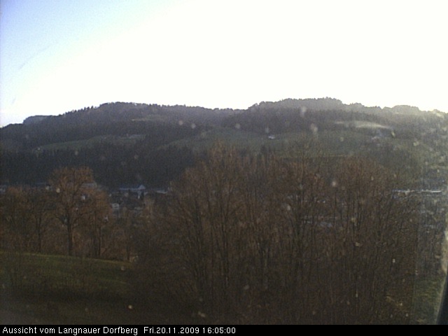 Webcam-Bild: Aussicht vom Dorfberg in Langnau 20091120-160500