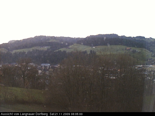 Webcam-Bild: Aussicht vom Dorfberg in Langnau 20091121-080500