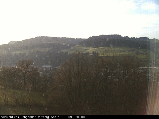 Webcam-Bild: Aussicht vom Dorfberg in Langnau 20091121-090500