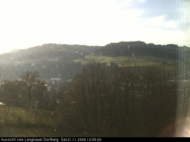 Webcam-Bild: Aussicht vom Dorfberg in Langnau 20091121-100500