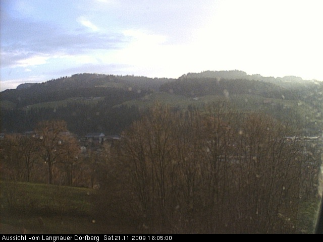 Webcam-Bild: Aussicht vom Dorfberg in Langnau 20091121-160500